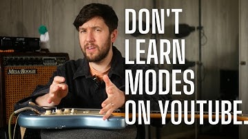 The BEST Way to Practice MODES on Guitar [if you absolutely insist on it]