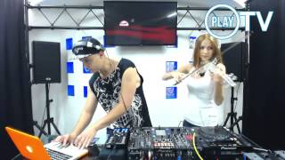 DJ Indigo & Liana  ViolinLive @PlayTV (26 06 2014)