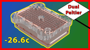 ⚡️ -26.6 Twin Sub Zero Peltier CPU Cooling Water chiller blocks