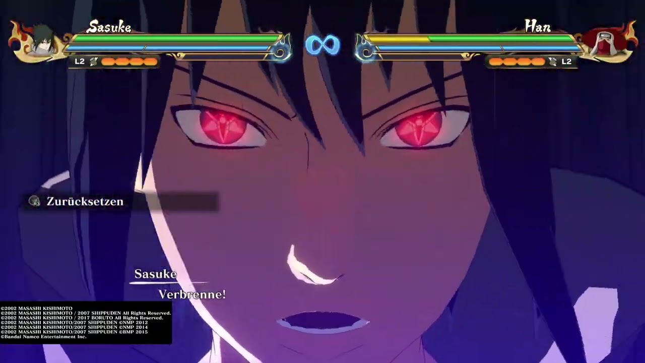 Sasuke alle ultimativen Attacken Storm Connection 