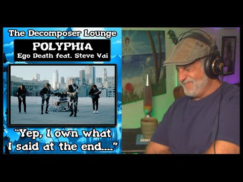 Polyphia Ego Death feat  Steve Vai Reaction The Decomposer Lounge