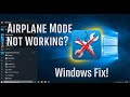 Airplane Mode Is Greyed Out in Windows 11 Airplane Mode Stuck Reddit