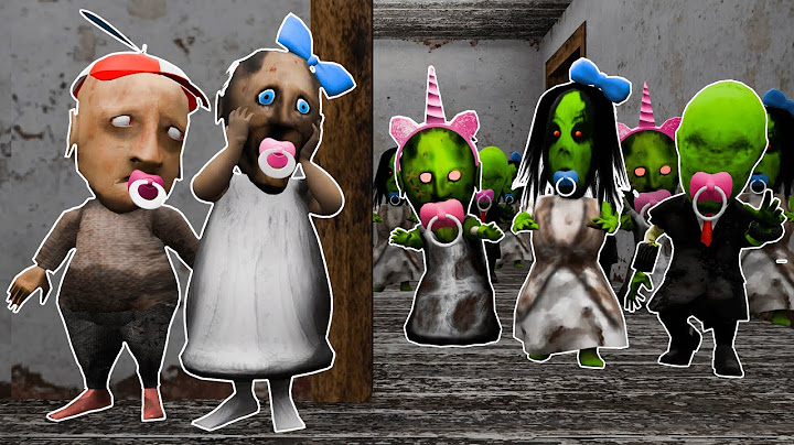 Playing as Baby Granny vs Army of Zombie Babies | Funny Horror Animation