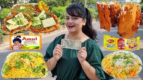 Living on Rs 500 for 24 HOURS Challenge | Mumbai Food Challenge