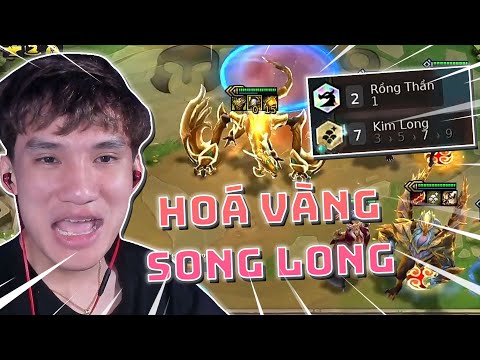 [ĐTCL] Boongminz hoá vàng Song Long 3 sao khiến đối thủ phải quit với bài 7 Kim Long ở mùa cờ mới