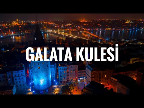 GALATA KULESİ'NİN MUHTEŞEM DRONE GÖRÜNTÜSÜ | 4K