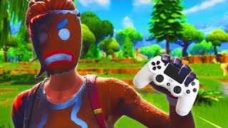 Trying PS4 (Trash Fortnite Player)