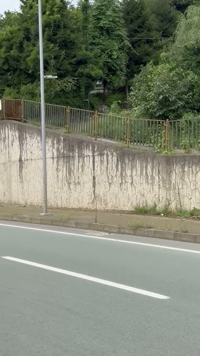 Madenli-Çayeli arasında kalan duble yolundaki istinat duvarı devrilmek üzere…