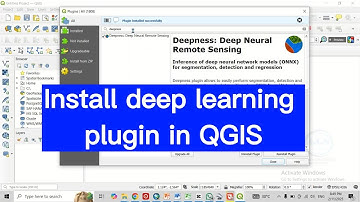 Deep Learning Plugin installeren in QGIS | Deepness plugin