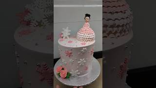 new happy birthday Barbie doll cake Designing decorate videoshorts