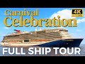 Carnival celebration full ship tour and walkthrough in 4k