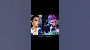 The Voice Actors Behind The Cast Of KPop Demon Hunters Demonhunters Fypシ Viral Like Follow 