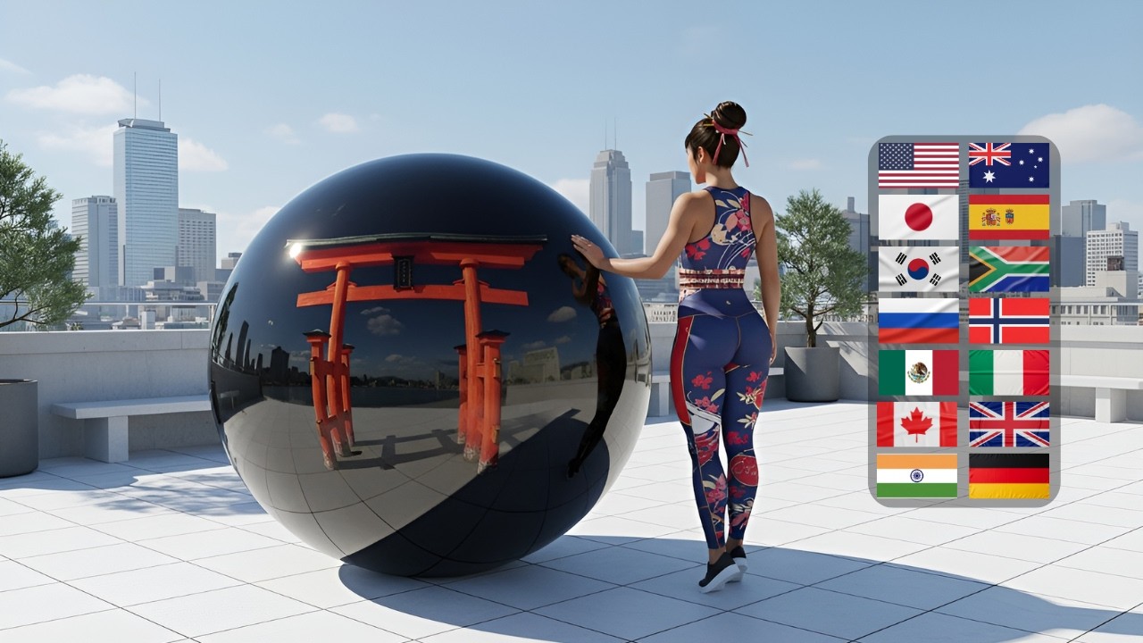 I Dropped Giant Country Landmark Spheres From A Skyscraper… The Results Are Insane 😱🌍 | AI ASMR