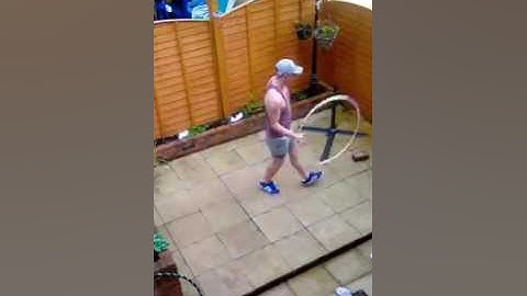 My first hoop dance flow session