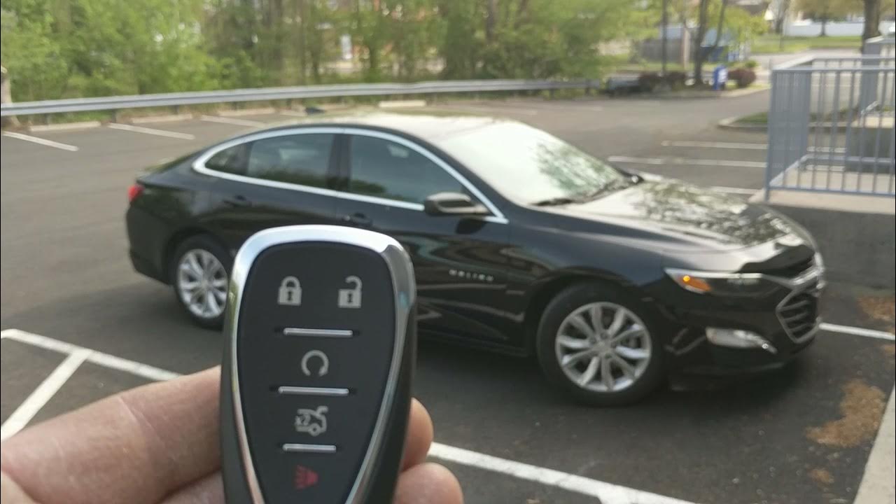 2020 Chevy Malibu How to use remote start feature keyfob - YouTube