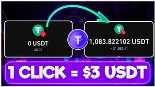 1 CLICK = $3 💰 USDT COIN