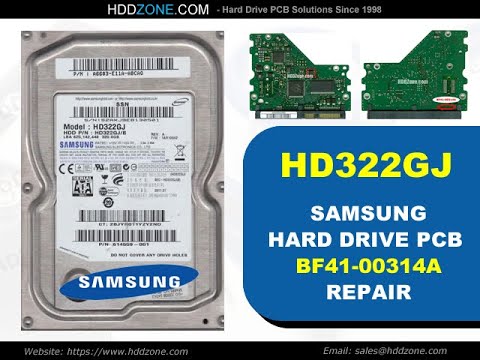 HD322GJ Samsung HDD PCB Repair BF41-00314A - YouTube