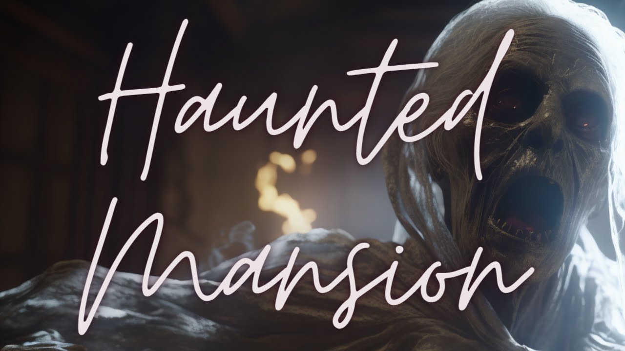 Eerie Haunted Mansion Dark Ambience 👻 | 1 Hour of Rainy Scary Music