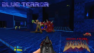 Brutal Doom [v21.14.2]  Blue Terror [A single blue vanilla map] | 4K/60