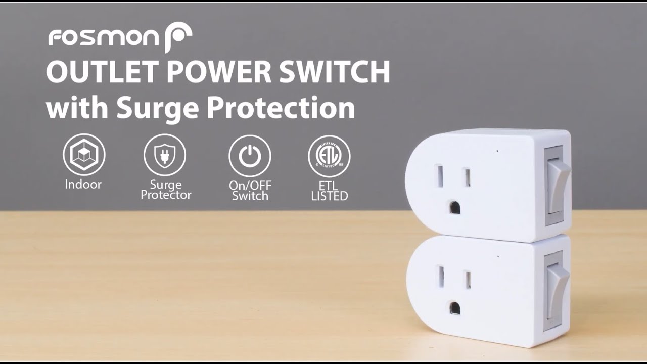 Must Have Outlet Power Switch with Surge Protection! YouTube
