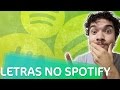 COMO COLOCAR LETRAS DE MÚSICA NO SPOTIFY