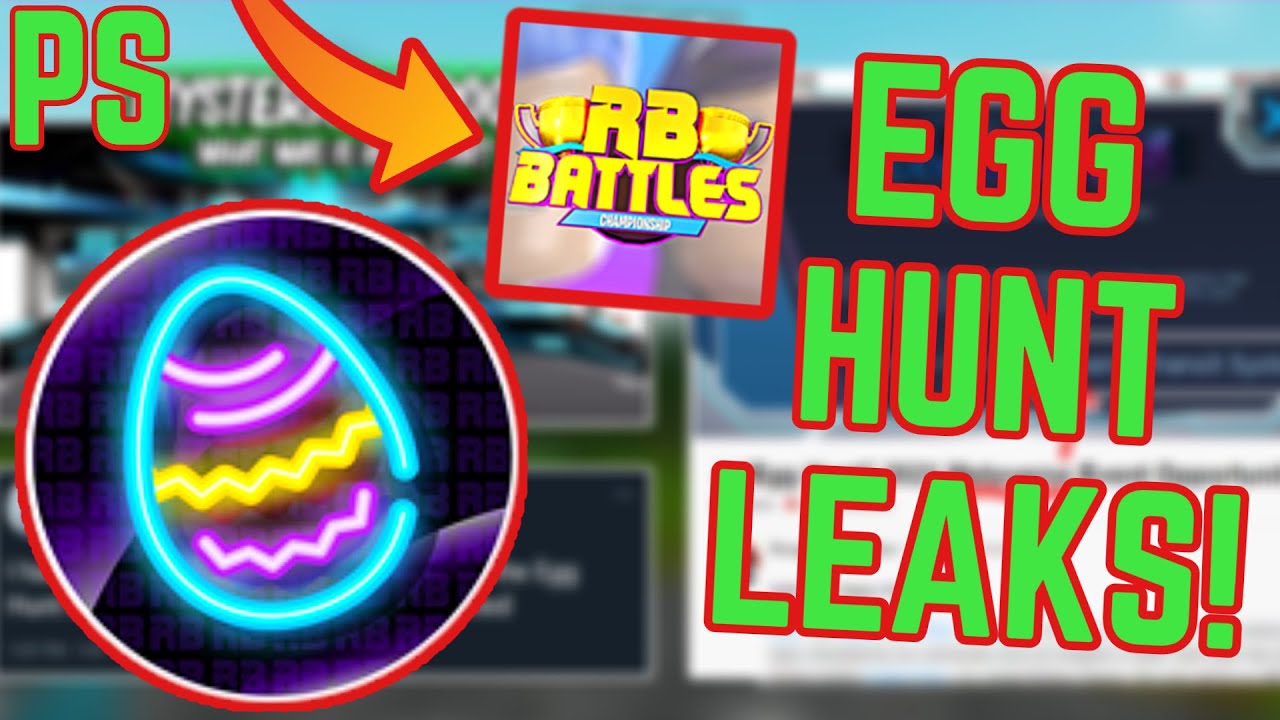 *LEAKS* New Roblox Egg Hunt Event Leaks! Leaked Egg Hunt Badges! YouTube