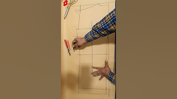 Coat Pattern Draft Point to point Explains -p19/68 #shorts