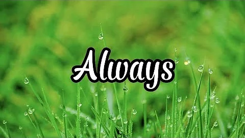 Always-Atlantic Starr-(lyrics) @MarizDigno