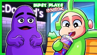 🌈 THE REAL GRIMACE SHAKE STORY | Dipsy Plays Roblox Grimace Shake Story