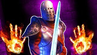 I Blew Up Like a Billion Evil Knights with Fire Magic in Walt of the Wizard VR!