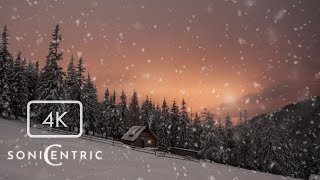 Classroom Focus Background – Cozy Winter Cabin Ambience with Calm Music for Reading & Study ❄️🔥 4K