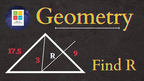 Can You find the value of R ?