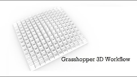 Grasshopper 3D Workflow 3 with Attractors