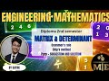 Cramer’s Rule & Chio’s Method Explained | Matrix and Determinants-3 |Diploma 2nd semester |