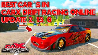 BEST CARS IN CARX DRIFT RACING ONLINE 2022
