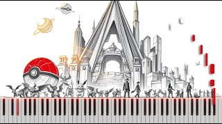 Pokemon ZA - Lumiose City 2025 [Piano Tutorial]