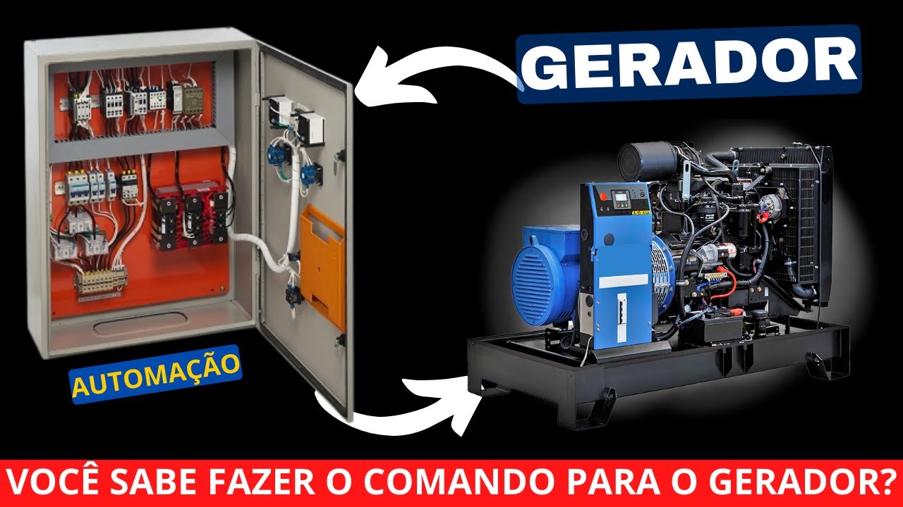 COMANDO PARA GERADOR - REDE - GERADOR - YouTube