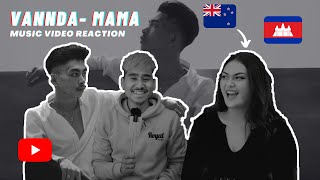 Vannda - Mama music video reaction- Kiwi girl speaks khmer?!