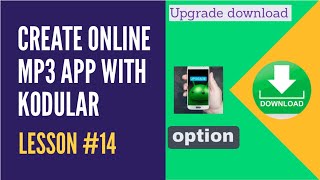 Lesson#14: Update of download option.