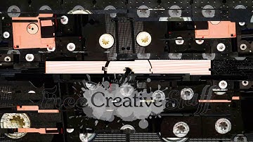 Analog Glitch VHS Cassette - Motion Graphics