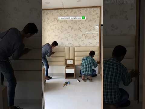 Bed Headboard Installation