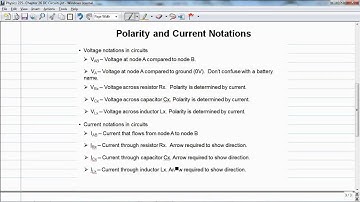 1107 Chapter 26 DC Circuits   Polarity