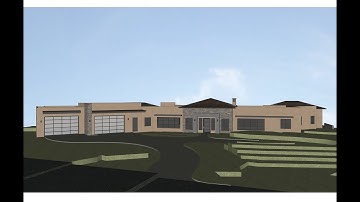 Flythrough 3D Animation Residential Home- Why SketchUp Style Works!