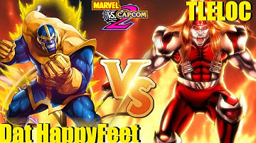 MvC2 Mvci Umvc3 DAT HAPPYFEET vs TLELOC (Low Mid Tiers) pt 2