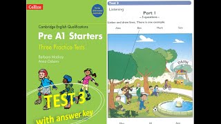 PRE A1 STARTER COLLINS  TEST 3 / LUYỆN THI CHỨNG CHỈ STARTERS