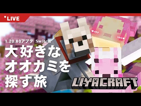 【マイクラ】新しいオオカミを見つける大冒険へ🐺【Minecraft】