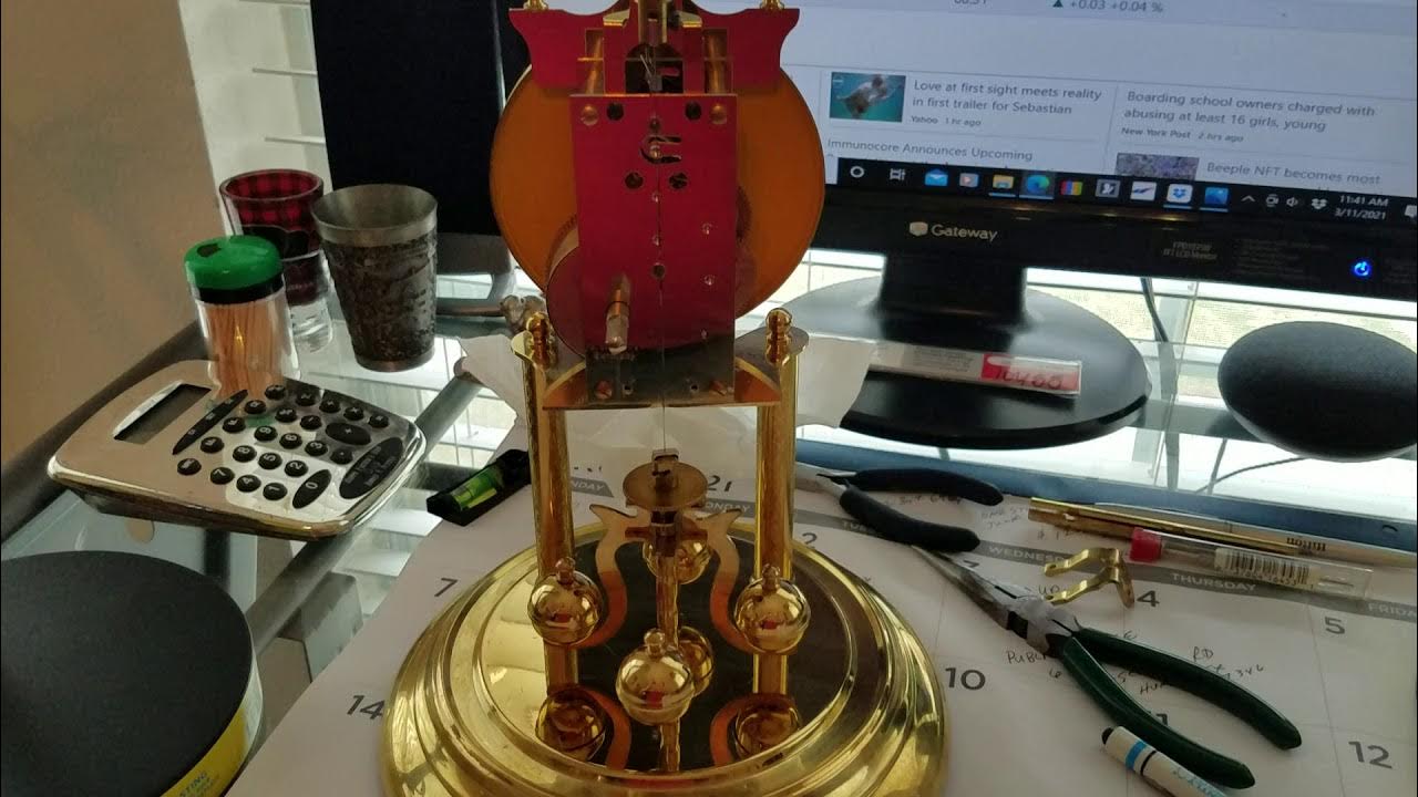 kern anniversary clock running issue. YouTube