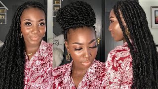 How To FAUX LOCS with PASSION TWIST | How to turn passion twist into Locs | Jodi The Island Girl