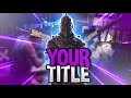 Fortnite Free Thumbnail Template