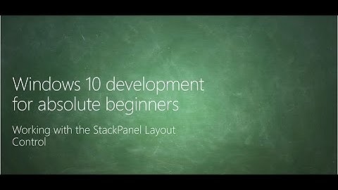 تعلم برمجة تطبيقات ويندوز 10 مع ميكروسوفت Microsoft